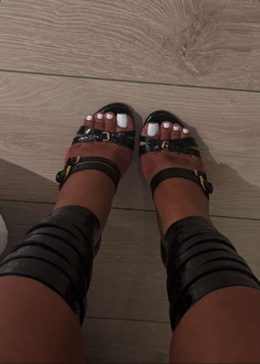 Strappy Ankle Heel