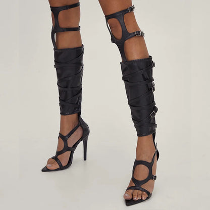 Knee High Gladiator - Gold